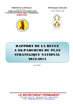 rapport de la revue a mi-parcours du plan strategique national 2012