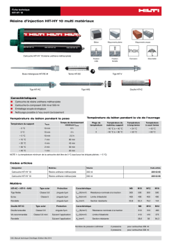PDFFiche technique de la résine HIT-HY 10 , Français, 2.9 MB