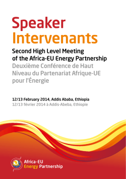 Intervenants PDF, 1.4 MB - Africa