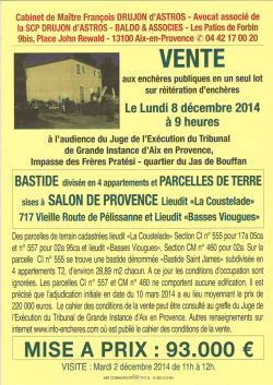 Nyon et environs 2015