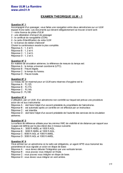 QCM ULM 1