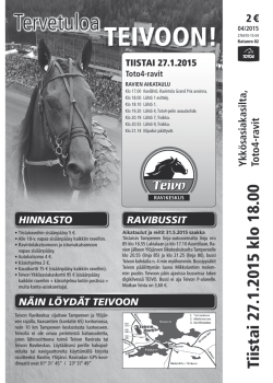 K&auml;siohjelma - Teivon ravikeskus