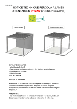 Orient 4 m&egrave;tres - Tieral | Garde corps et pergola aluminium