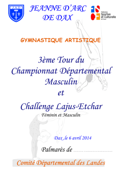 Palmar&egrave;s Challenge Lajus Etchar F&eacute;minin