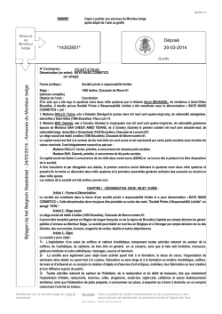 24/03/2014 - Annexes du Moniteur belge