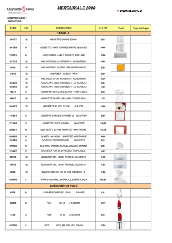 Mercuriale Chomette 2008