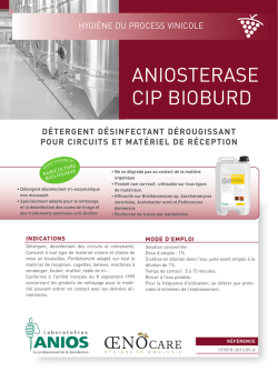 ANIOSTERASE CIP BIOBURD
