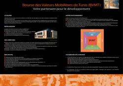 Bourse des Valeurs Mobili&egrave;res de Tunis (BVMT)
