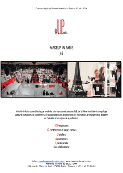 MAKEUP IN PARIS J-3