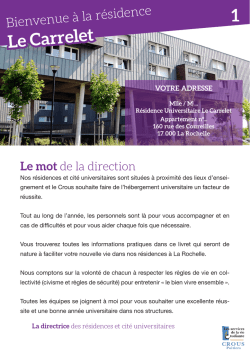 Le Carrelet 1 - (CROUS) de Poitiers