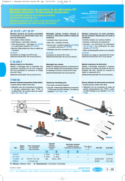 Modules &eacute;tanches de jonction et de d&eacute;rivation BT Broches isolantes