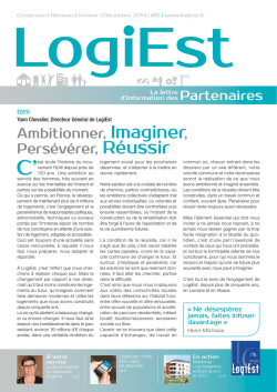 LogiEst Partenaires N&deg;15