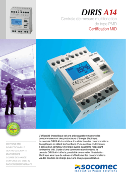 DIRIS A14 - Socomec