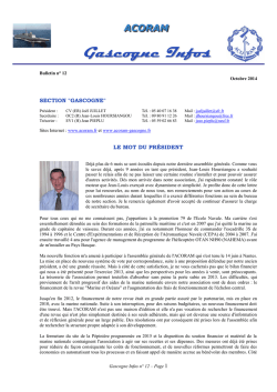 Gascogne Infos - acoram