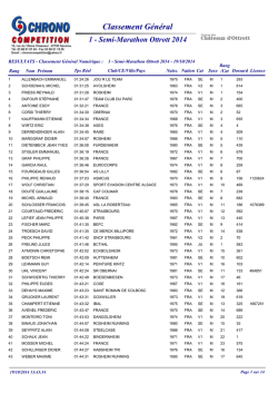 Classement G&eacute;n&eacute;ral 1 - Semi