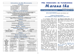 PDF - 460.9 ko - P&ocirc;le missionnaire de Fontainebleau