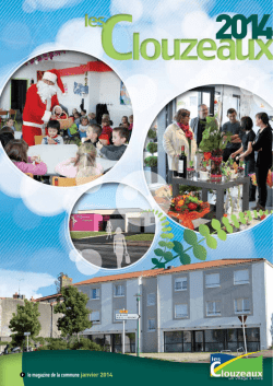 le magazine de la commune janvier 2014 - Mairie