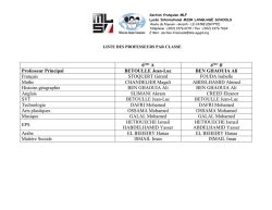 Coll&egrave;ge des Trois Vall&eacute;es - Section fran&ccedil;aise MLF du Lyc&eacute;e