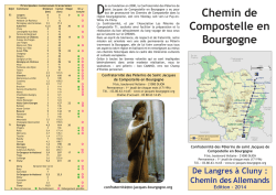Chemin de Compostelle en Bourgogne - Association franc