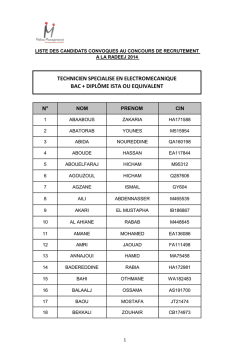 technicien specialise en electromecanique bac + dipl&ocirc;me