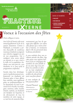 PHACTEUR - Facult&eacute; de pharmacie