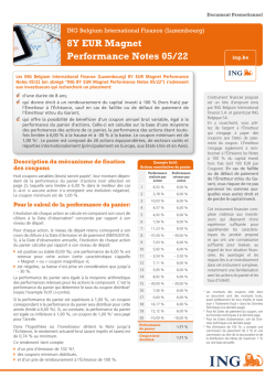 8Y EUR Magnet Performance Notes 05/22