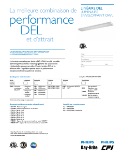 Spécifications - Philips Lighting
