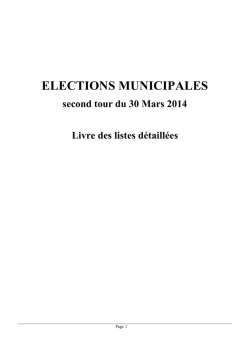 candidats -second tour