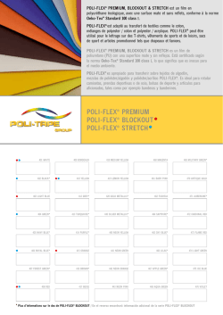 Cartas de colores POLI-FLEX PREMIUM - Poli-Tape