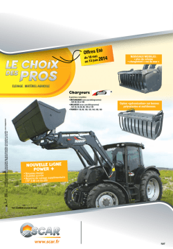 Promo SCAR Matériel Eté 2014 3631