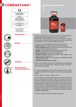 COMPAKTUNA&reg; - Van de Velde Beton