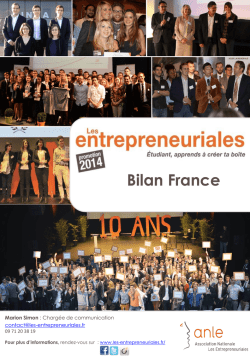 dossier en ligne - Les entrepreneuriales