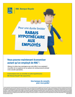 RABAIS HYPOTH&Eacute;CAIRE AUX EMPLOY&Eacute;S