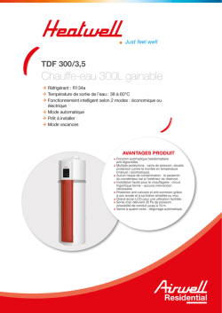 Chauffe-eau 300L gainable