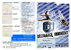 gymnase hoche - Trampoline club du dauphin&eacute;