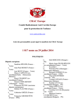 liste complète des signataires