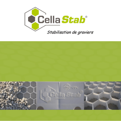 Stabilisation de graviers - CellaStab &ndash; Stabilisation de gravier