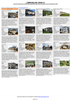 Journal immobilier 61