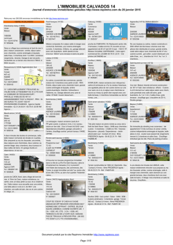 Journal immobilier 14