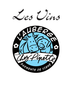 D&eacute;couvrez notre carte des vins