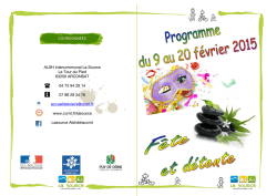 COORDONNEES ALSH intercommunal La Source Le Tour du Pied