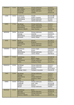 DIMANCHE 15.Feb Bereldange Clinique v&eacute;t&eacute;rinaire 33 40