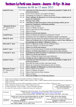 La Fert&eacute; / Saint-Jean - Paroisse Fert&eacute; sous Jouarre