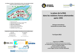 Manifestation - CEGIL - Universit&eacute; de Lorraine