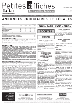 Télécharger ( 81Ko ) - Les Petites Affiches