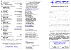 # rdv en Galil&eacute;e - Paroisse Saint Jean