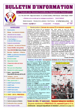 telecharger, lire ou imprimer le bulletin N° 137 au format PDF