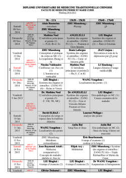Planning 2014-2015