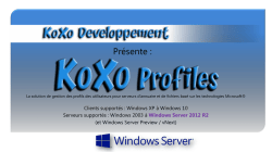 Profil obligatoire - KoXo Dev, création de comptes pour Active