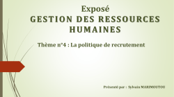 Exemple de présentation Powerpoint